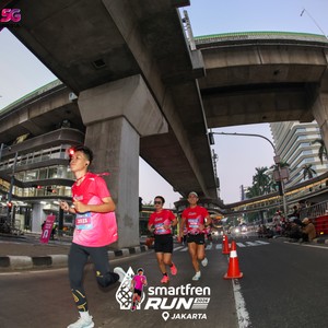Race photo from SMARTFREN RUN 2026