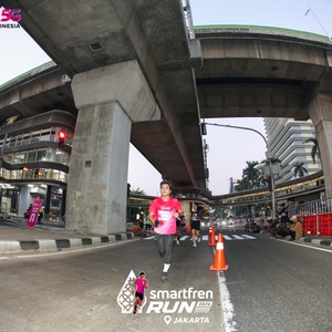 Race photo from SMARTFREN RUN 2026