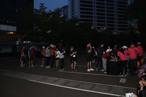 Race photo from Assurance Fun Run 2024
