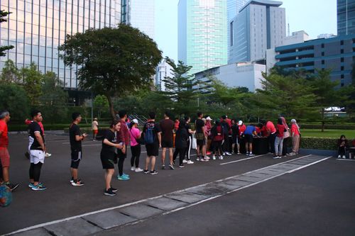 Race photo from Assurance Fun Run 2024