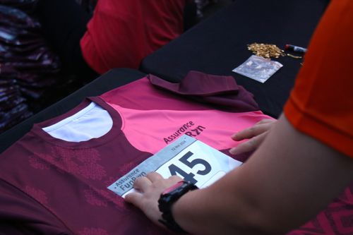 Race photo from Assurance Fun Run 2024