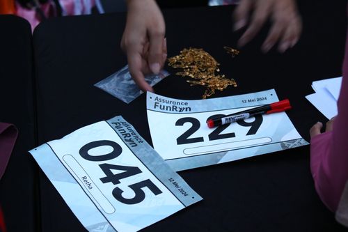 Race photo from Assurance Fun Run 2024