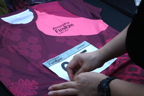 Race photo from Assurance Fun Run 2024