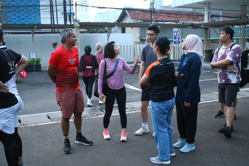 Race photo from Assurance Fun Run 2024