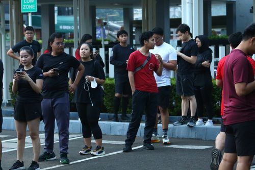 Race photo from Assurance Fun Run 2024