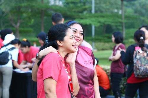 Race photo from Assurance Fun Run 2024