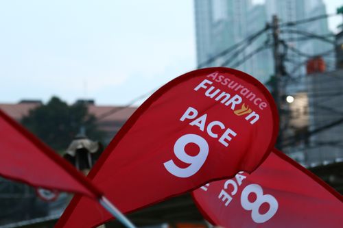 Race photo from Assurance Fun Run 2024