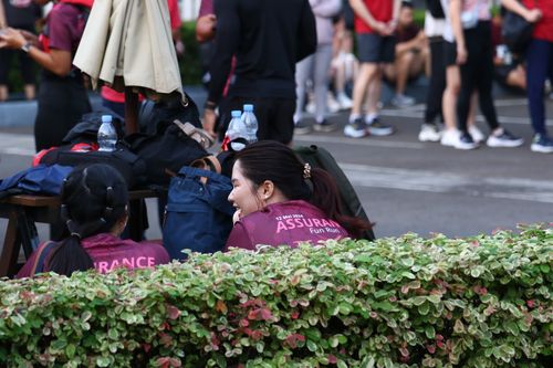 Race photo from Assurance Fun Run 2024