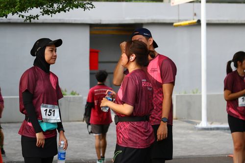 Race photo from Assurance Fun Run 2024