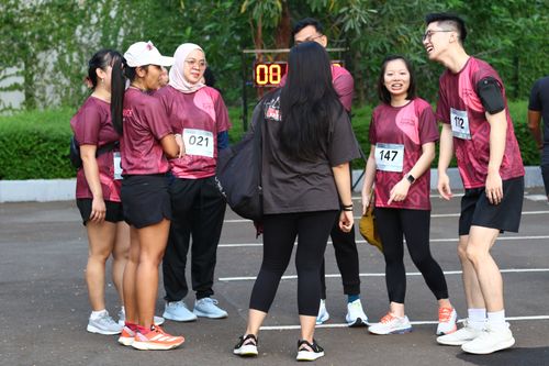 Race photo from Assurance Fun Run 2024