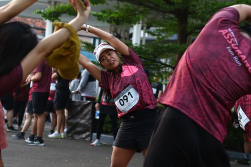 Race photo from Assurance Fun Run 2024