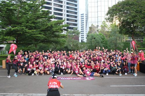 Race photo from Assurance Fun Run 2024