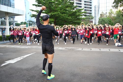Race photo from Assurance Fun Run 2024