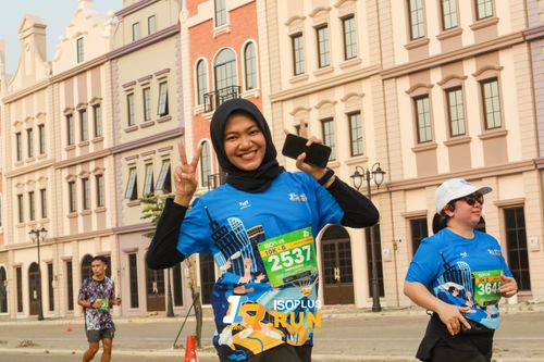 Race photo from ISOPlus Run 2024 Jakarta