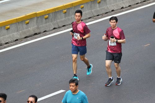 Race photo from Assurance Fun Run 2024