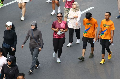 Race photo from Assurance Fun Run 2024