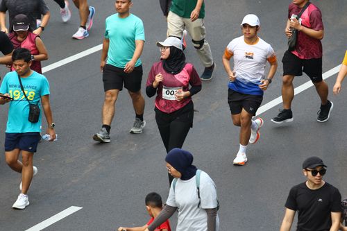 Race photo from Assurance Fun Run 2024