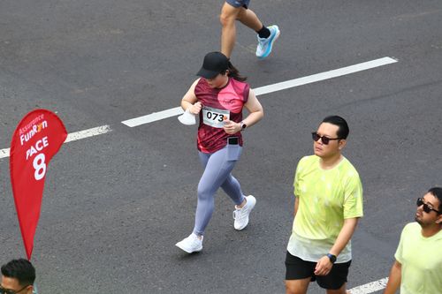 Race photo from Assurance Fun Run 2024
