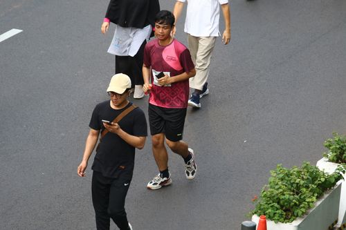 Race photo from Assurance Fun Run 2024