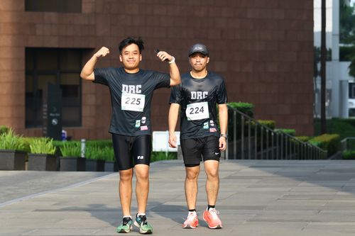 Race photo from Assurance Fun Run 2024
