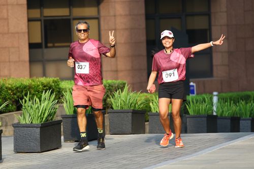 Race photo from Assurance Fun Run 2024