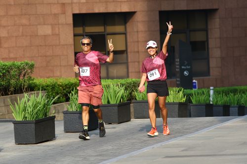 Race photo from Assurance Fun Run 2024