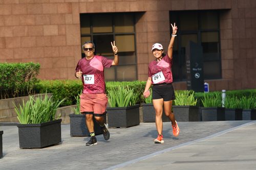 Race photo from Assurance Fun Run 2024