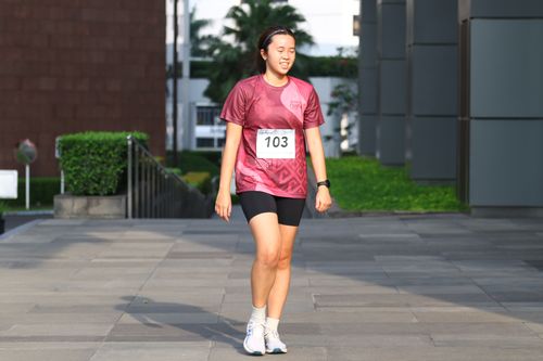 Race photo from Assurance Fun Run 2024