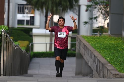 Race photo from Assurance Fun Run 2024
