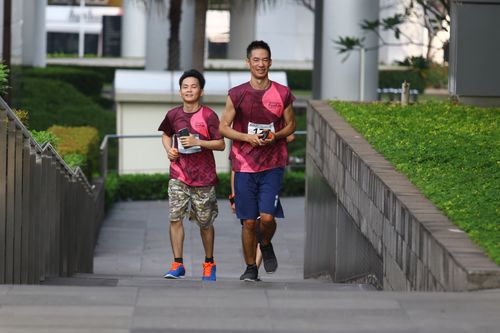Race photo from Assurance Fun Run 2024