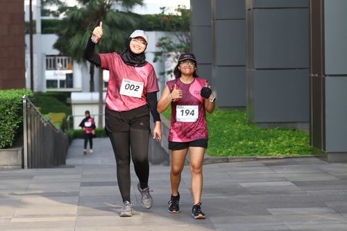 Race photo from Assurance Fun Run 2024