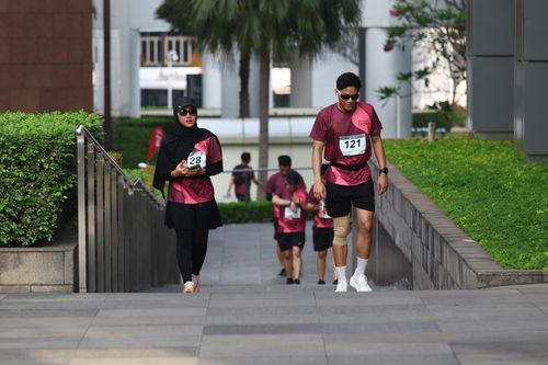 Race photo from Assurance Fun Run 2024