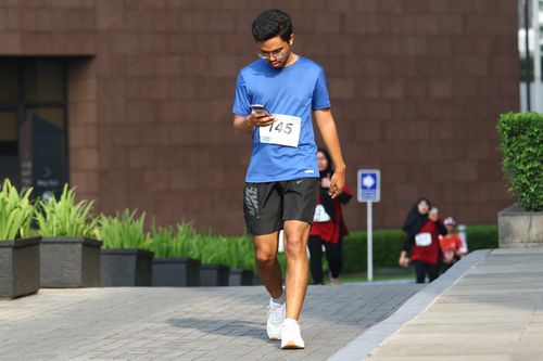 Race photo from Assurance Fun Run 2024