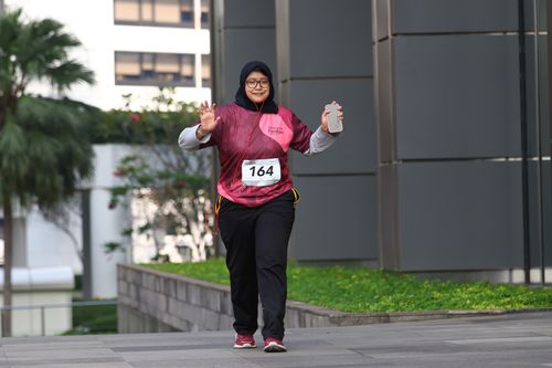 Race photo from Assurance Fun Run 2024