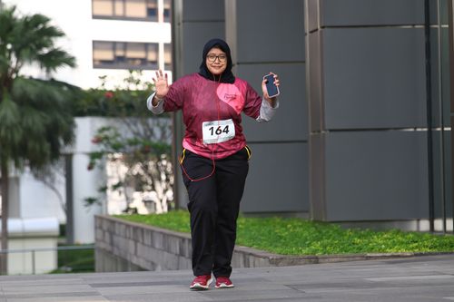 Race photo from Assurance Fun Run 2024