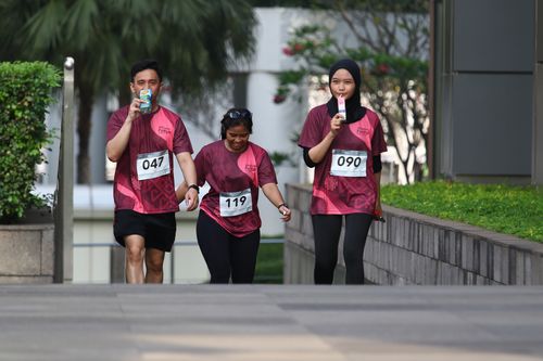 Race photo from Assurance Fun Run 2024