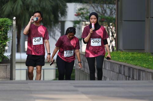 Race photo from Assurance Fun Run 2024