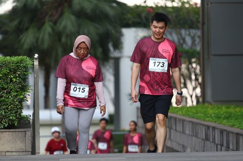 Race photo from Assurance Fun Run 2024