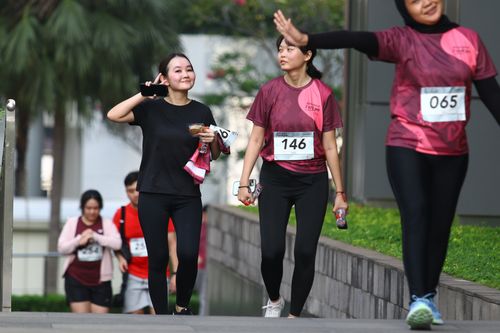 Race photo from Assurance Fun Run 2024