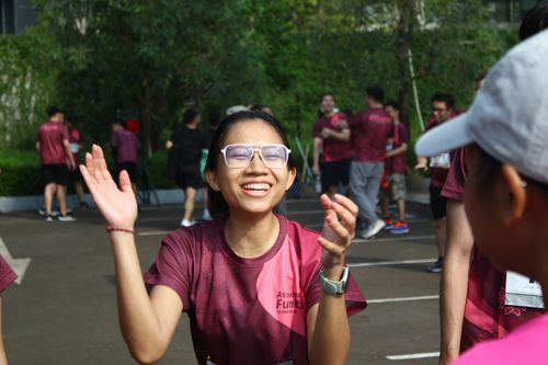 Race photo from Assurance Fun Run 2024