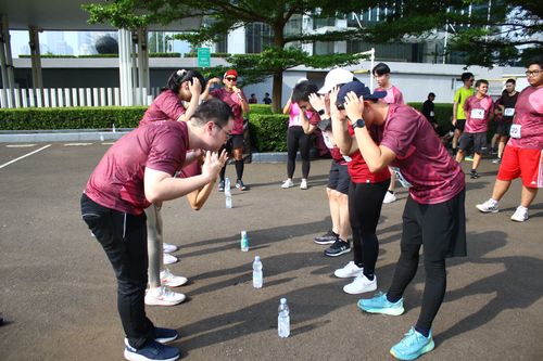 Race photo from Assurance Fun Run 2024