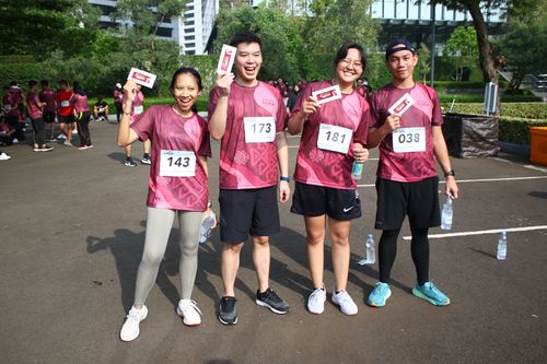 Race photo from Assurance Fun Run 2024