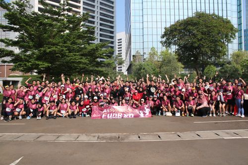 Race photo from Assurance Fun Run 2024