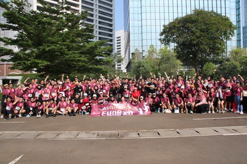 Race photo from Assurance Fun Run 2024
