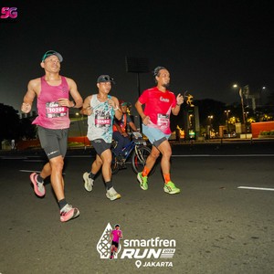 Race photo from SMARTFREN RUN 2026