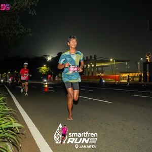 Race photo from SMARTFREN RUN 2026