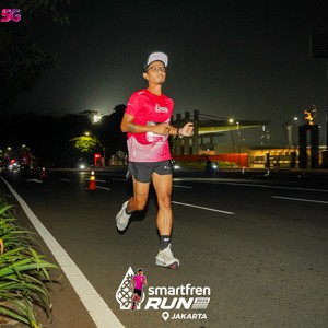 Race photo from SMARTFREN RUN 2026