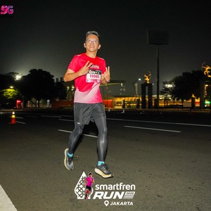 Race photo from SMARTFREN RUN 2026