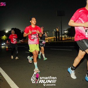 Race photo from SMARTFREN RUN 2026