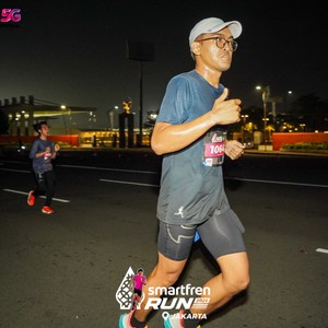 Race photo from SMARTFREN RUN 2026